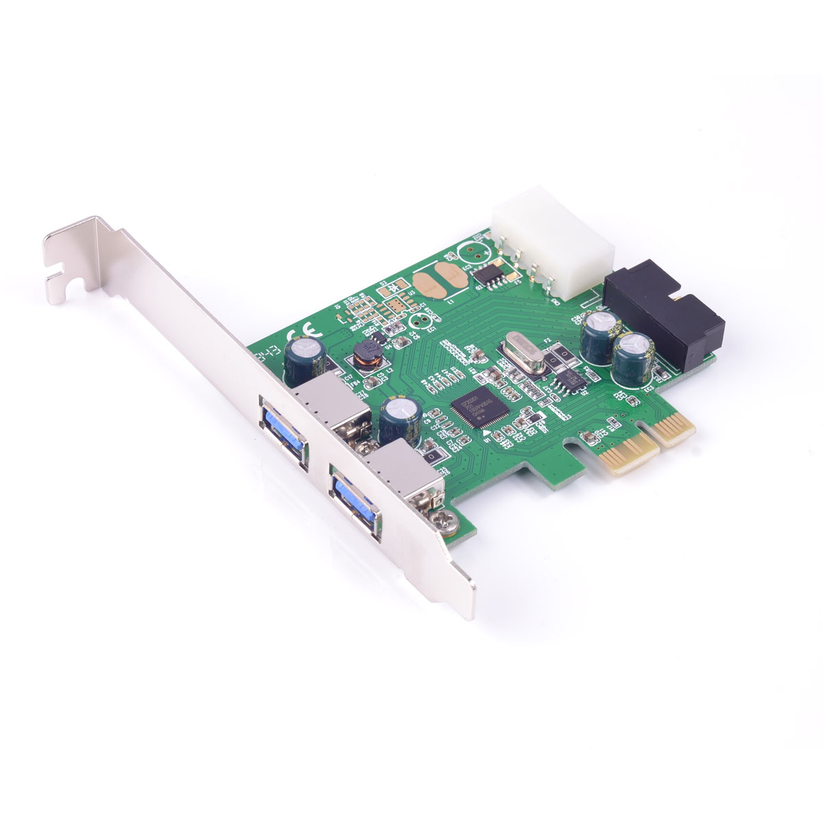 4口USB 3.0 PCI-Express扩展卡(内置2口）